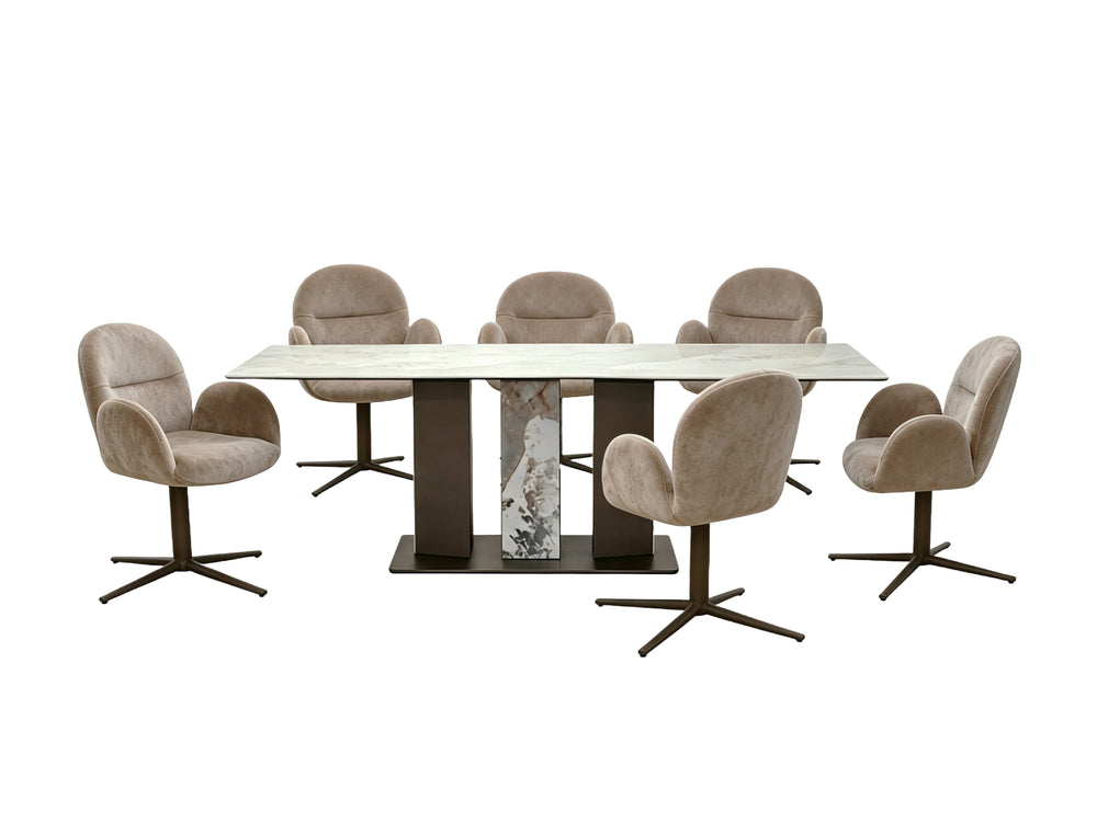 Tahoe Ceramic Dining Table