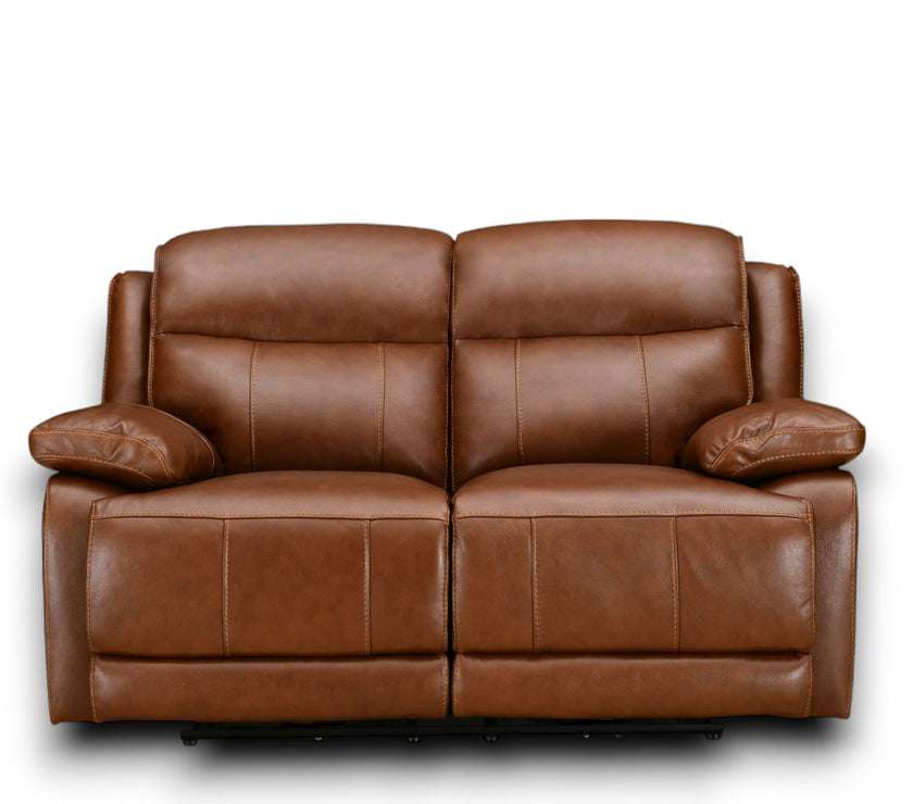 Montana 2 Seater Sofa with Power Recliner & Adjustable Headrest - Contemporary Comfort