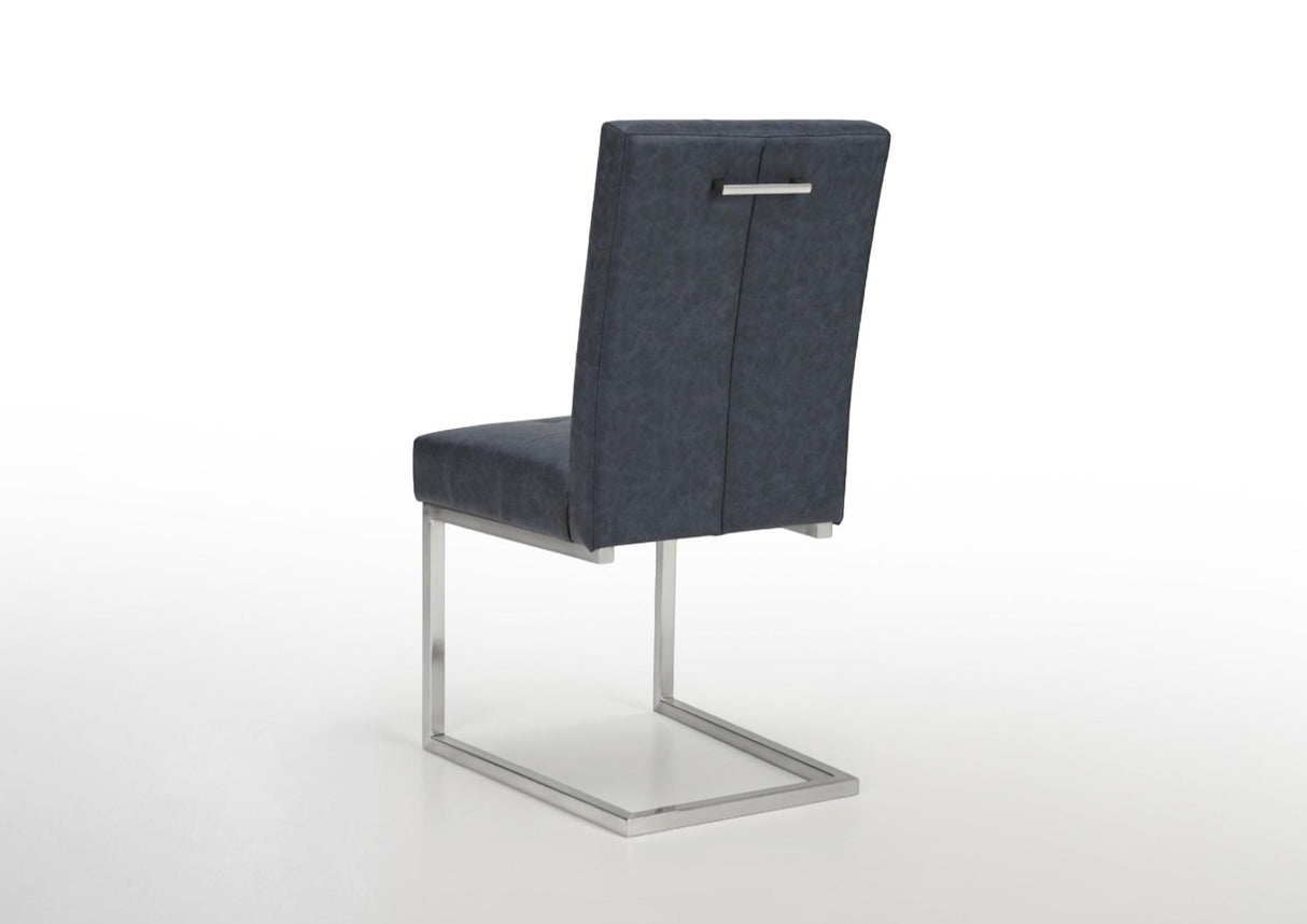 Toulouse Cantilever Faux Leather Dining Chairs