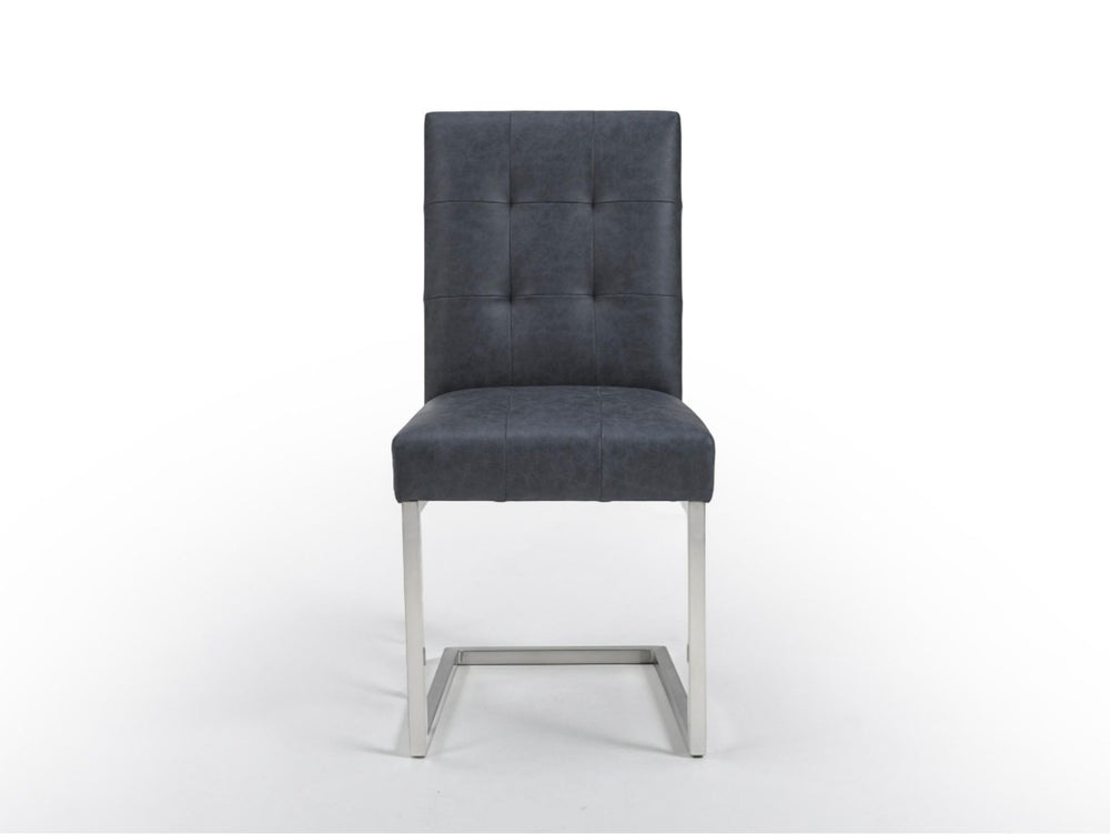 Toulouse Cantilever Faux Leather Dining Chairs