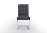 Toulouse Cantilever Faux Leather Dining Chairs