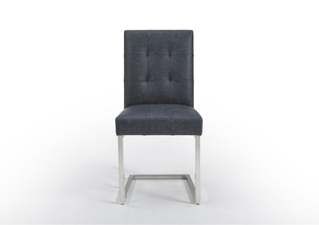 Toulouse Cantilever Faux Leather Dining Chairs