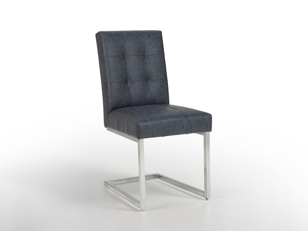 Toulouse Cantilever Faux Leather Dining Chairs