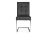 Toulouse Cantilever Velvet Dining Chairs (Sold in Pairs)