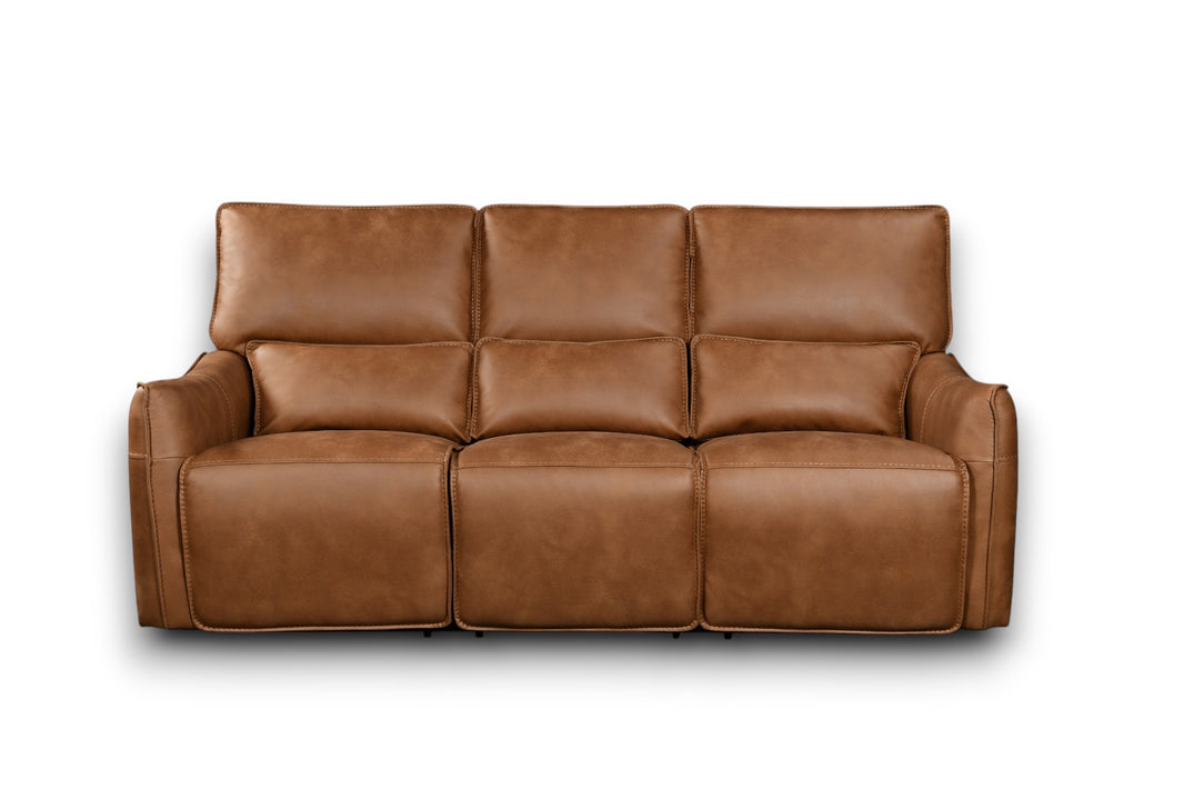 Front view of the Valencia 3 Seater Power Recliner Sofa