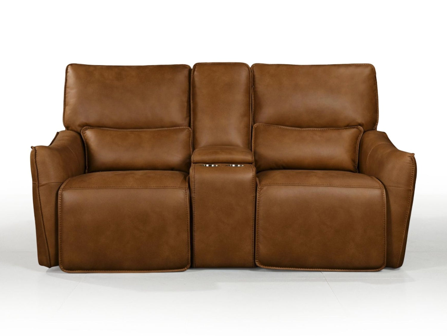 Valencia 2 Seater Power Recliner Sofa with Console