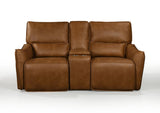 Valencia 2 Seater Power Recliner Sofa with Console