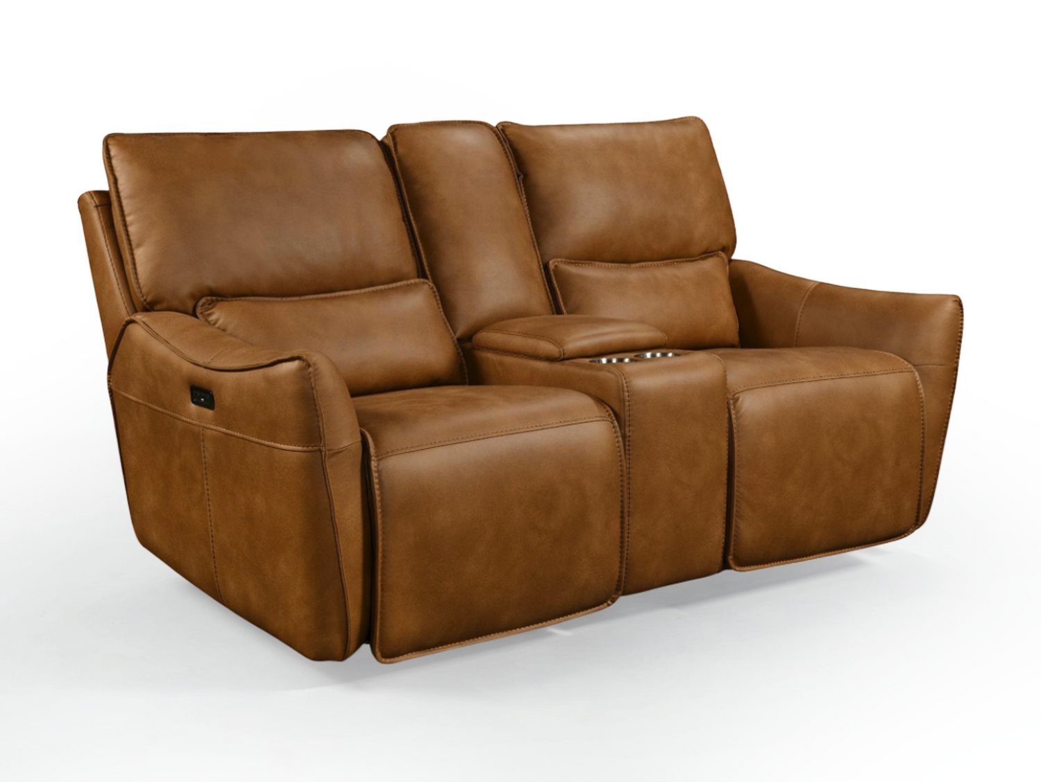Valencia 2 Seater Power Recliner Sofa with Console
