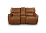 Valencia 2 Seater Power Recliner Sofa with Console