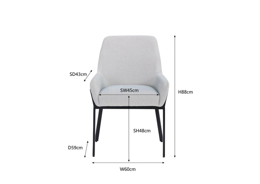 Vegas Dining Chairs (Sold in Pairs)