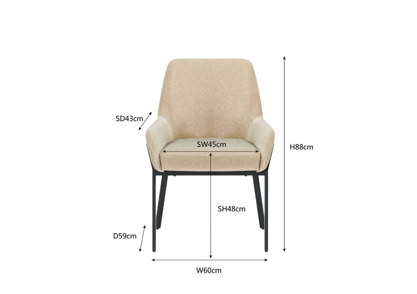 Vegas Dining Chairs (Sold in Pairs)