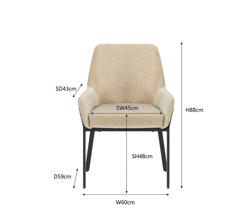 Vegas Dining Chairs (Sold in Pairs)