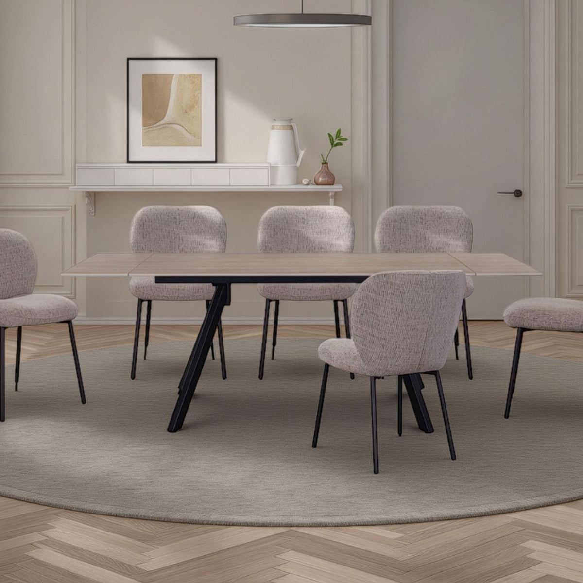 Vertigo Table with 6 Chairs – NCF Living