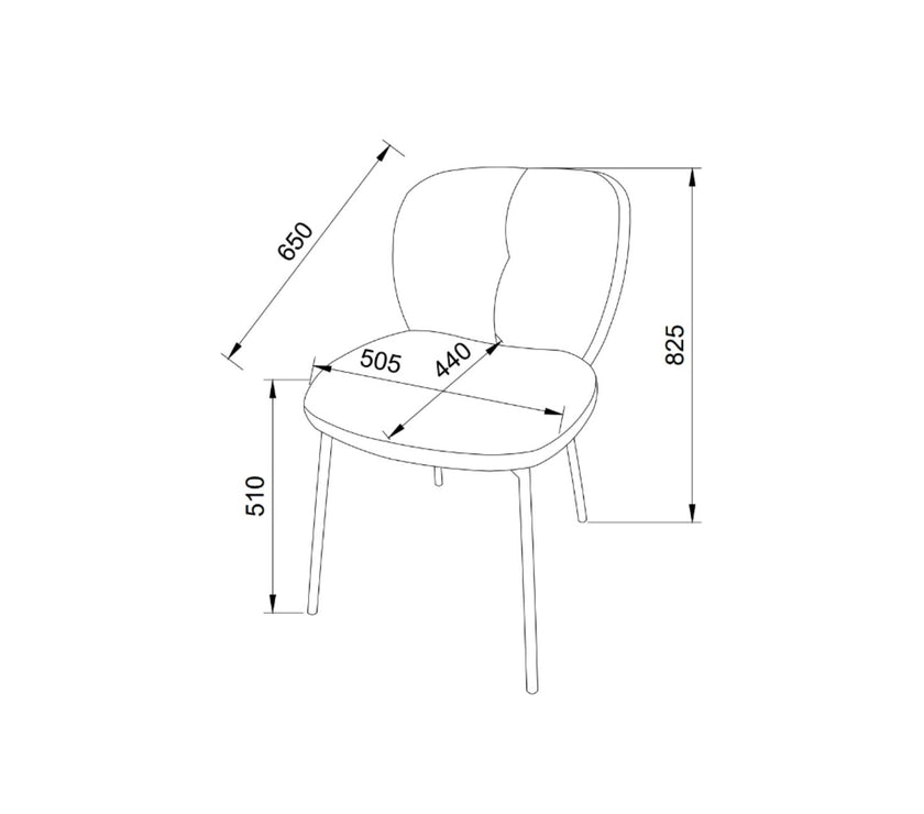 Vertigo Table with 6 Chairs