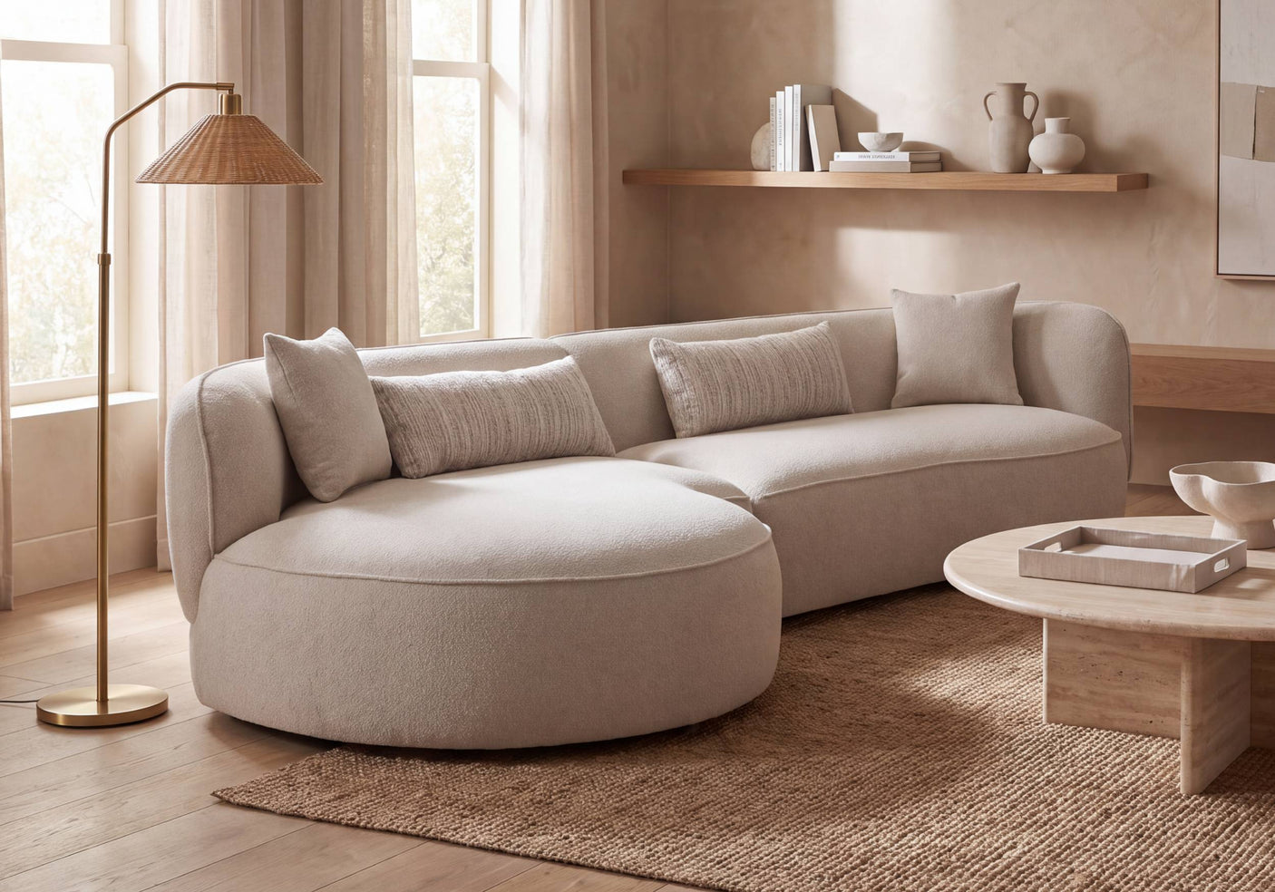 Vogue Chaise Sofa Left