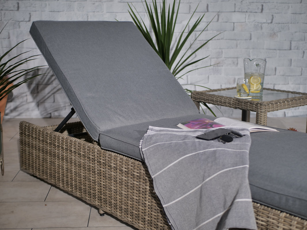 Wentworth Garden Sunlounger Manual Multi Position including Cushion