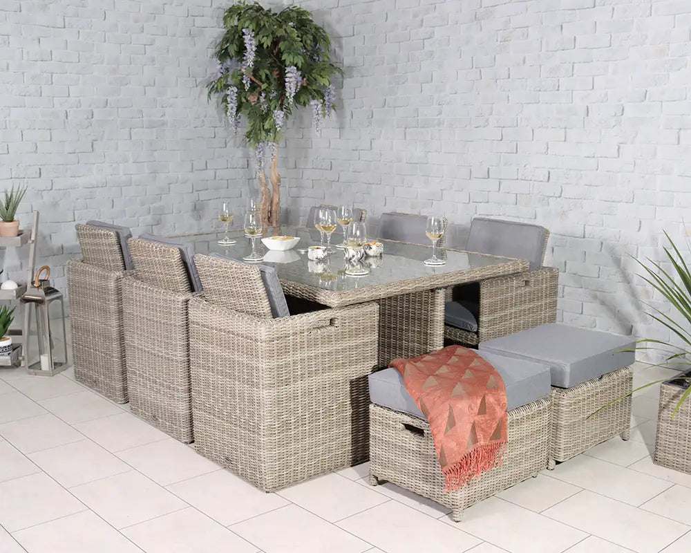 Wentworth Garden 10 Seater Cube Set