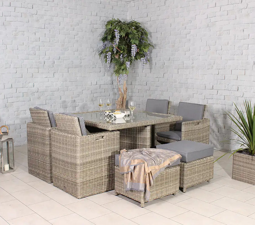 Wentworth Garden 8 Seater Cube Set