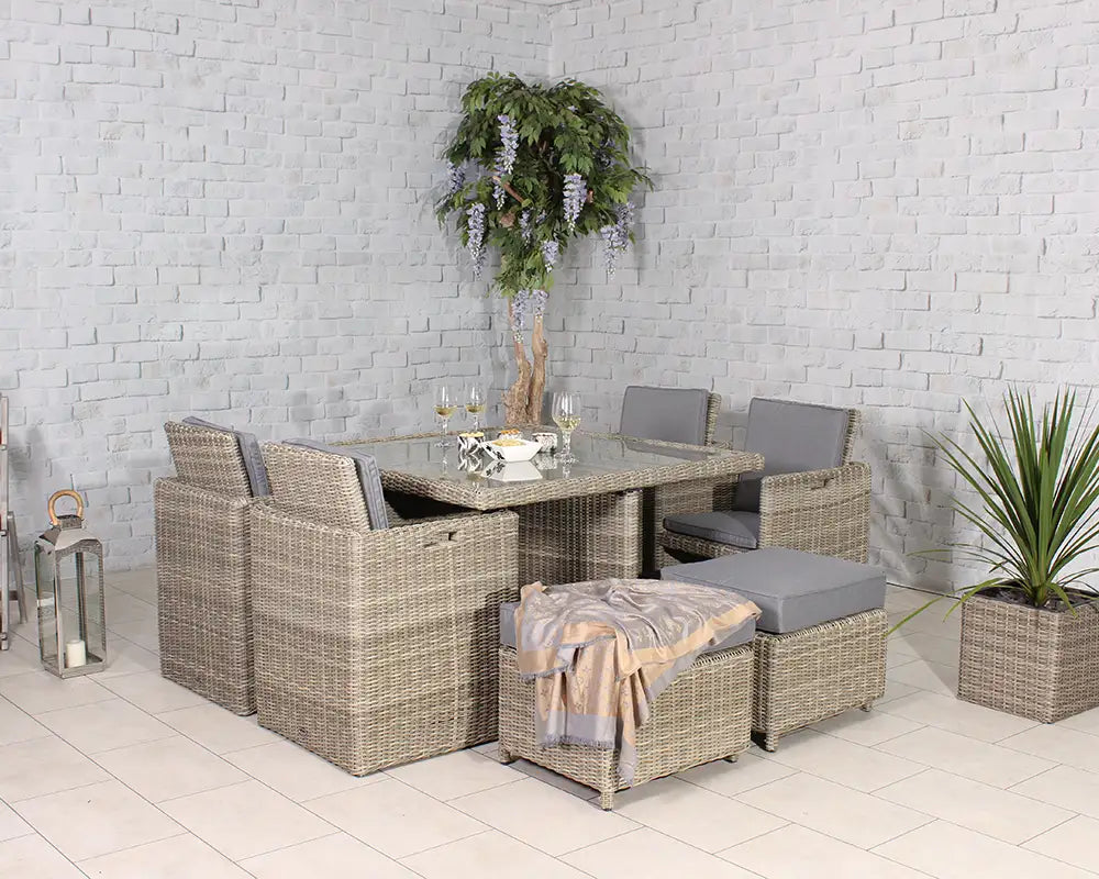 Wentworth Garden 8 Seater Cube Set