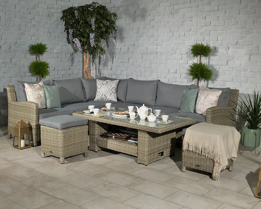 Wentworth Deluxe Garden Modular Corner Dining / Lounging Set