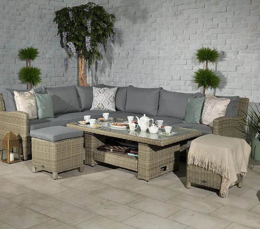 Wentworth Deluxe Garden Modular Corner Dining / Lounging Set