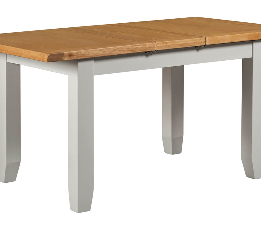 Front view of the wexford extendable dining table