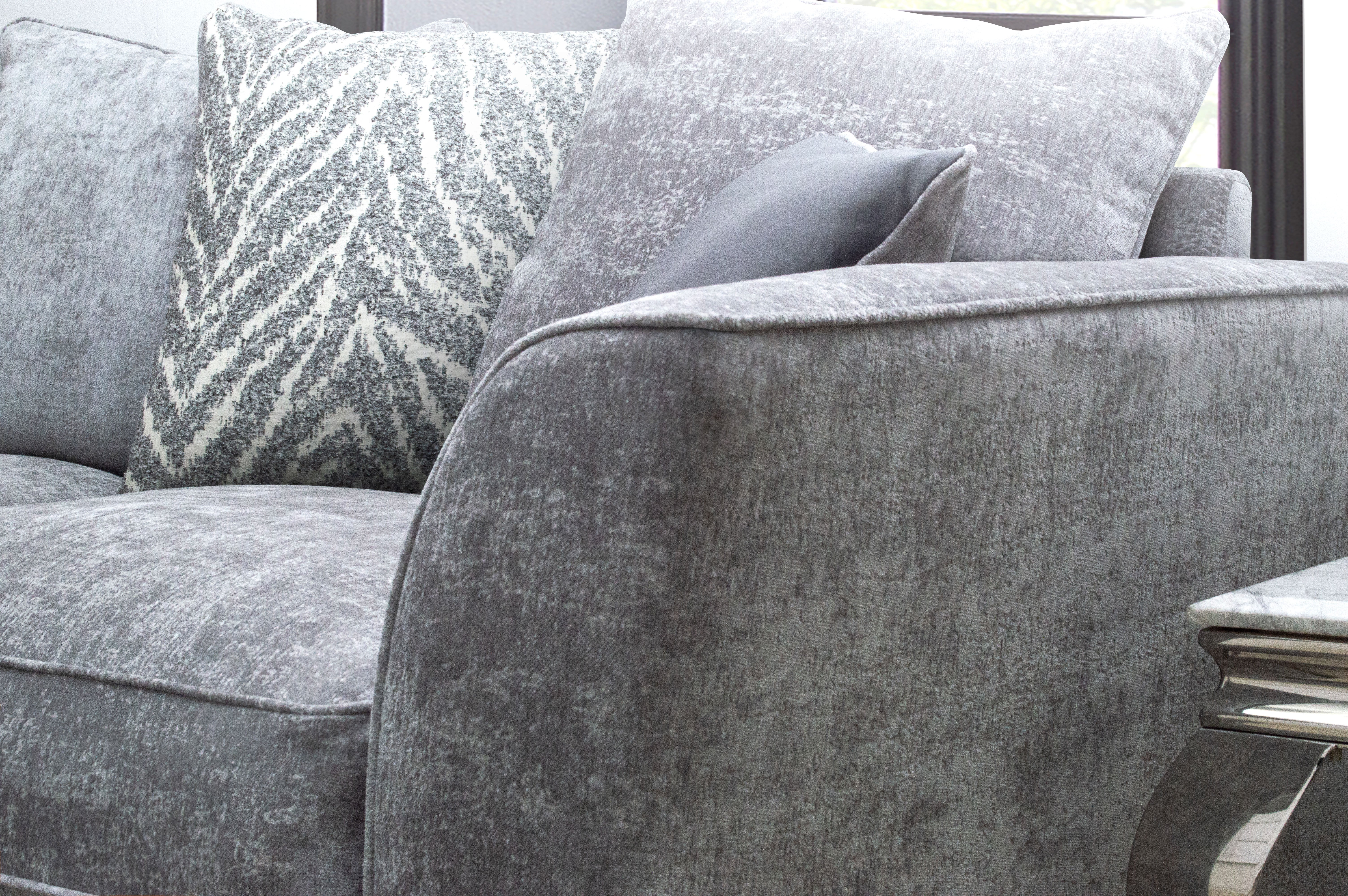 Dfs crushed deals velvet corner sofa