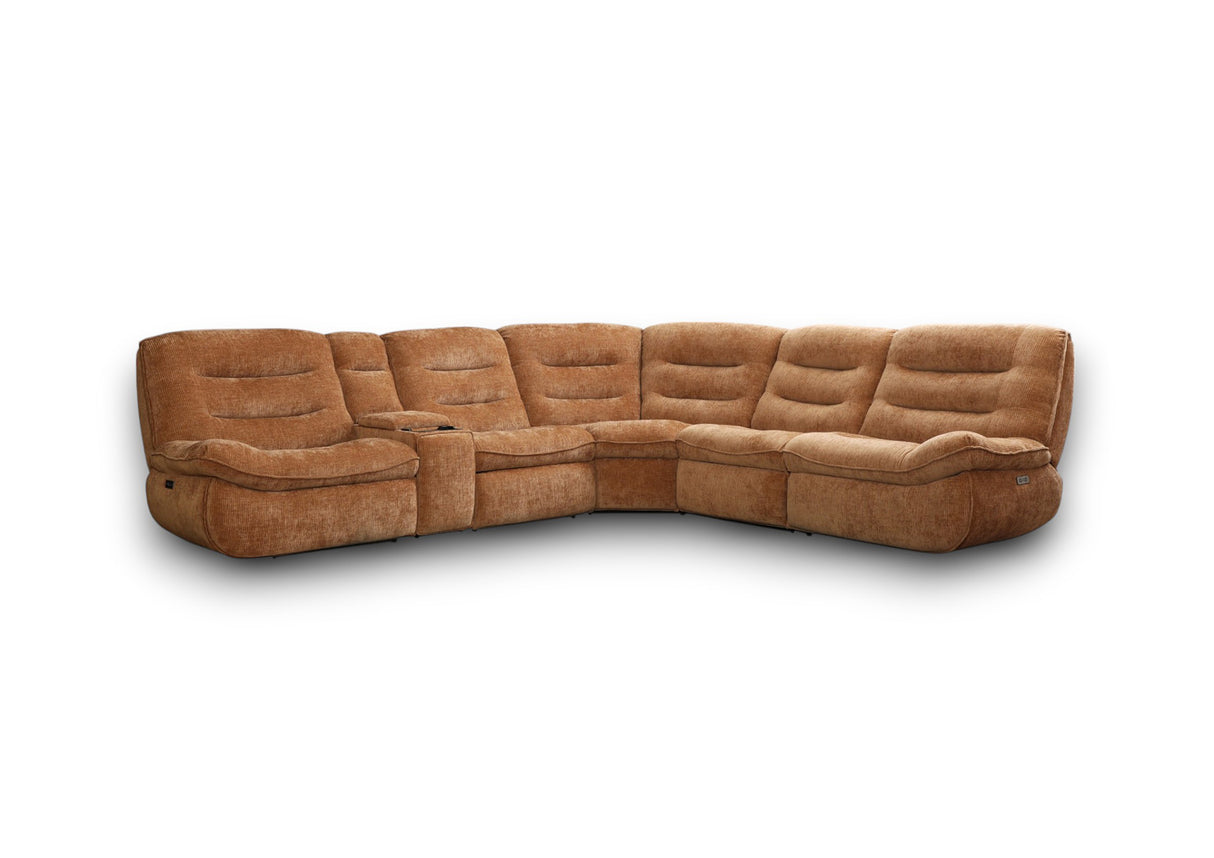 Washington 6 Piece Corner Power Recliner Sofa