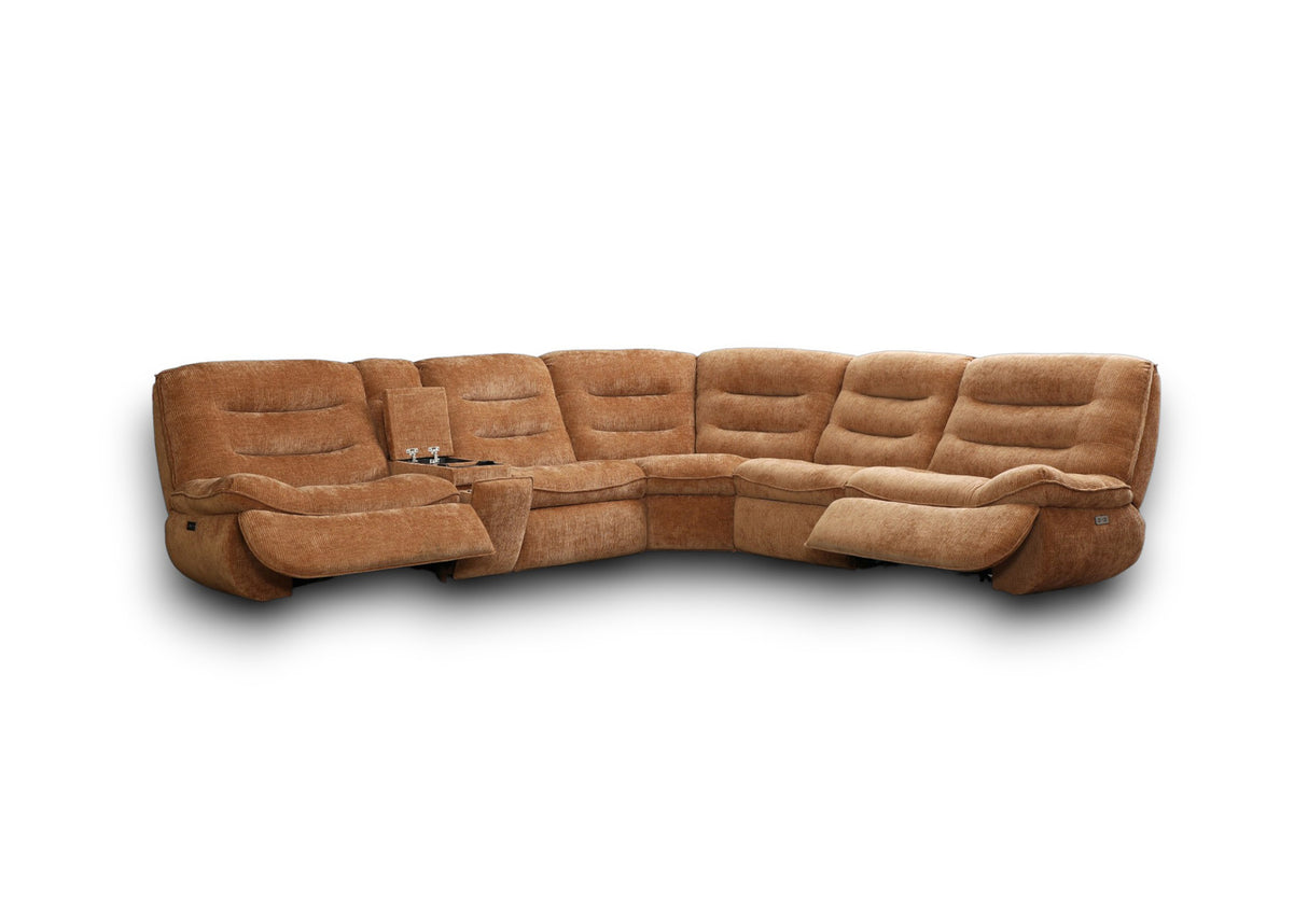 Washington 6 Piece Corner Power Recliner Sofa
