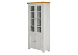 Wexford American Oak Solid Wood Display Cabinet