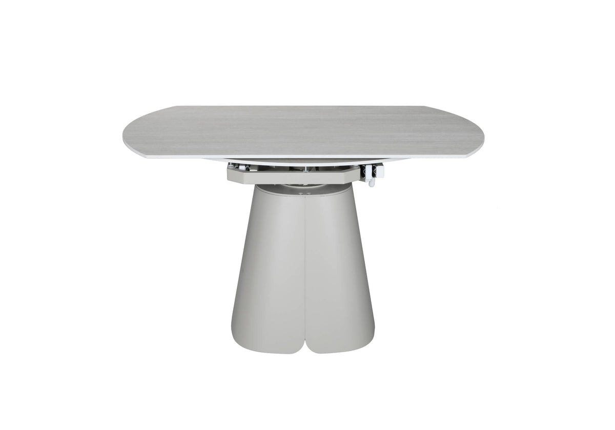Whitney Ceramic Extending Dining Table and 4 Dining Chairs Set
