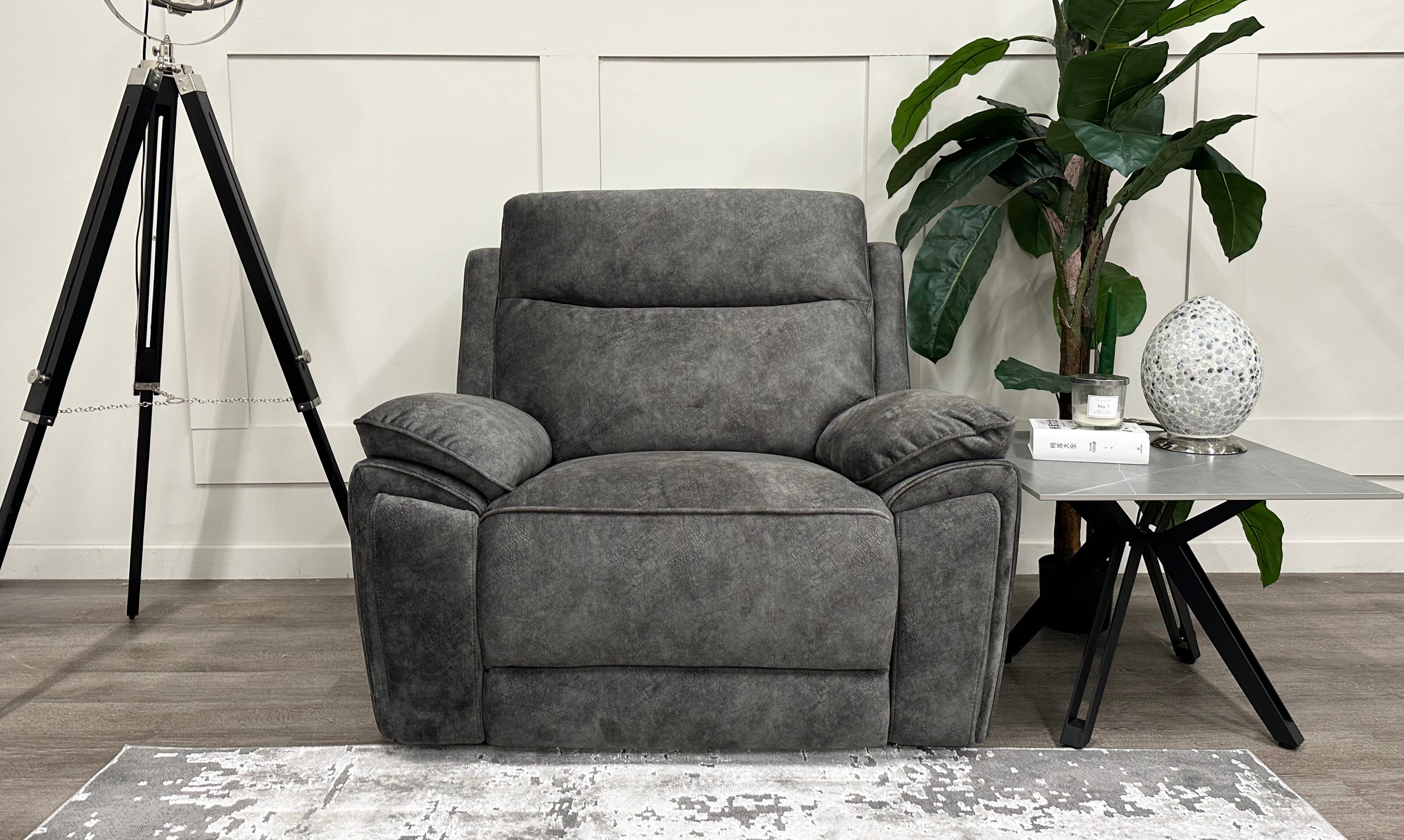 Osaka Love Chair Power Recliner - Grey