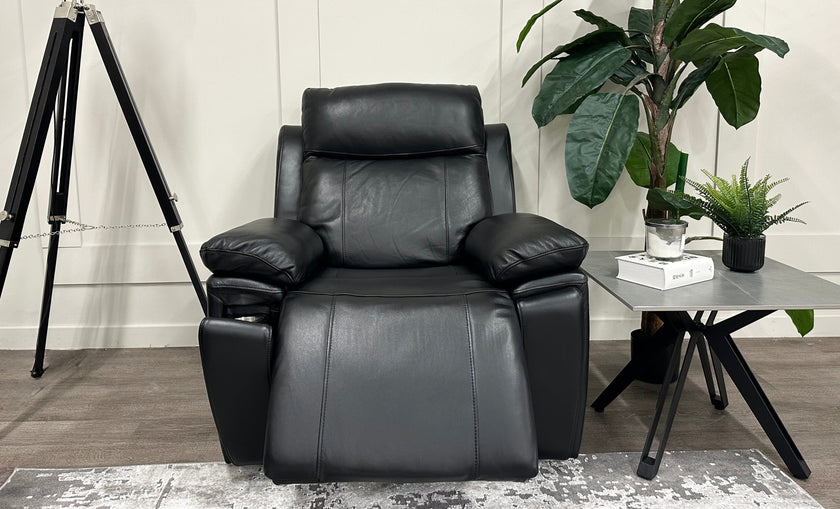 Savio Recliner Armchair with Power Headrest and Cupholder