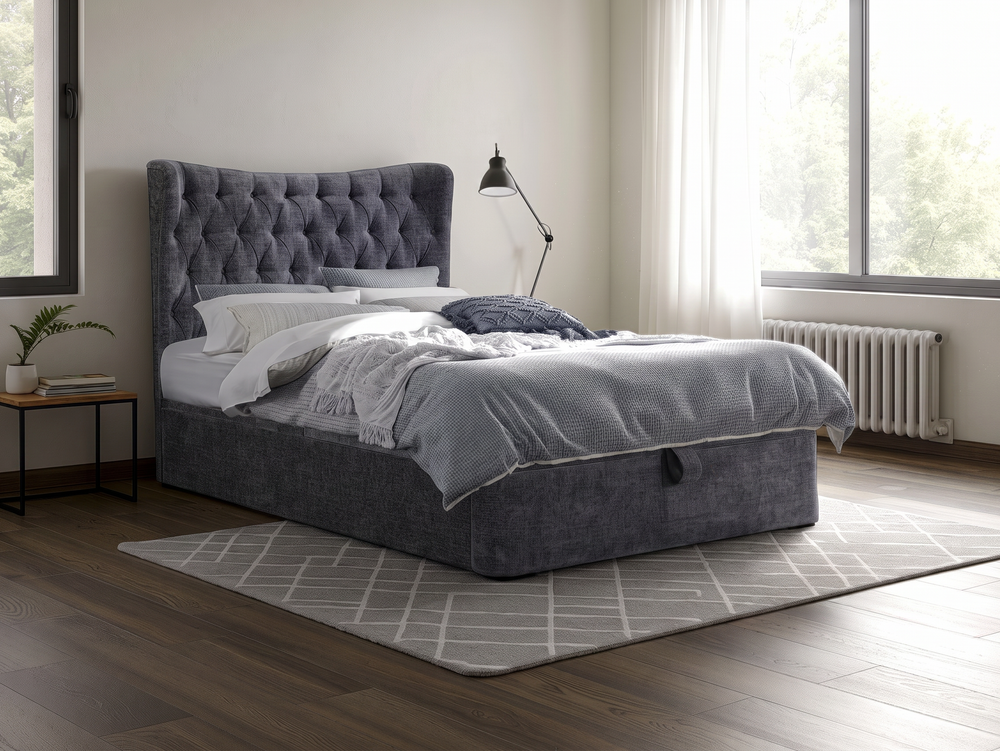 Notting Hill End Opening Ottoman Storage Bed