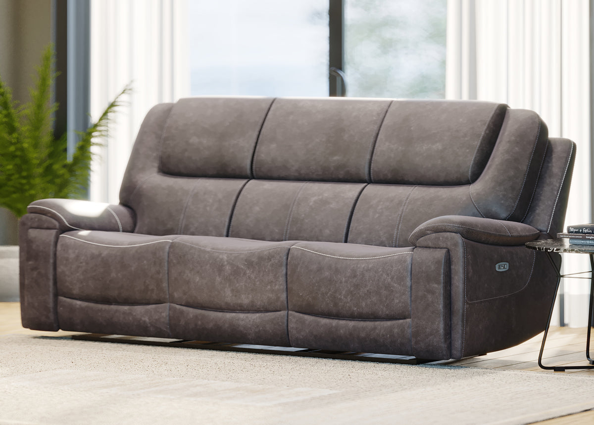 Three recliner clearance sofa