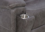 Image of the cupholder of the Brentor Corner Recliner Sofa