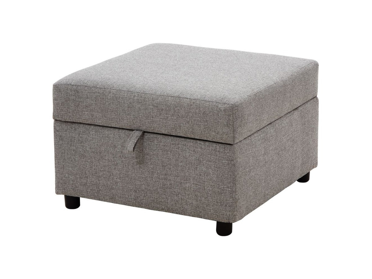 Charcoal footstool shop with storage