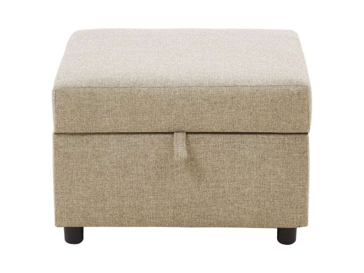 Charcoal footstool on sale with storage