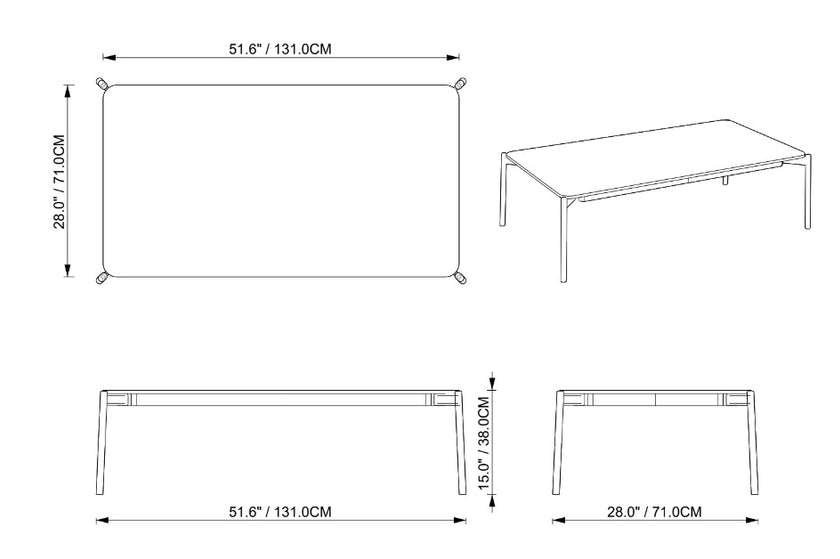 Ambience Garden Coffee Table