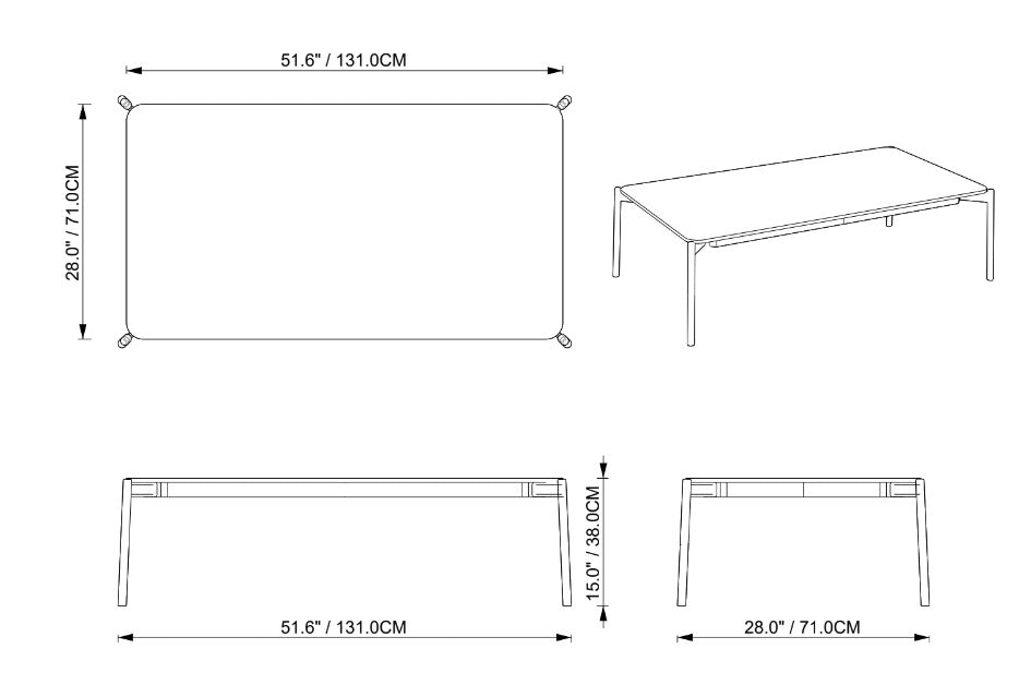 Ambience Garden Coffee Table