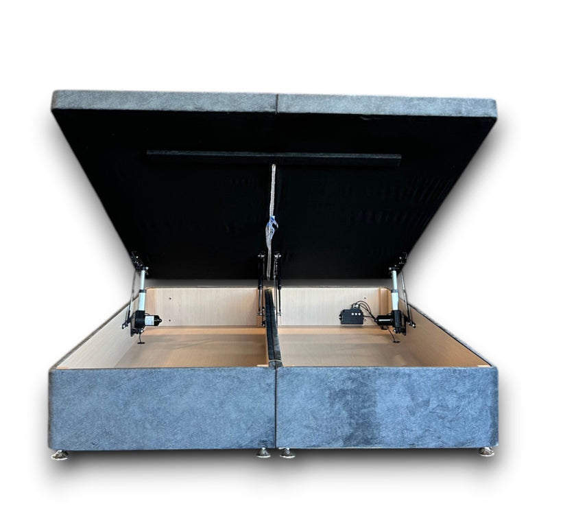 Embliss Electric End Lift Ottoman Base - Mottle Fox Grey