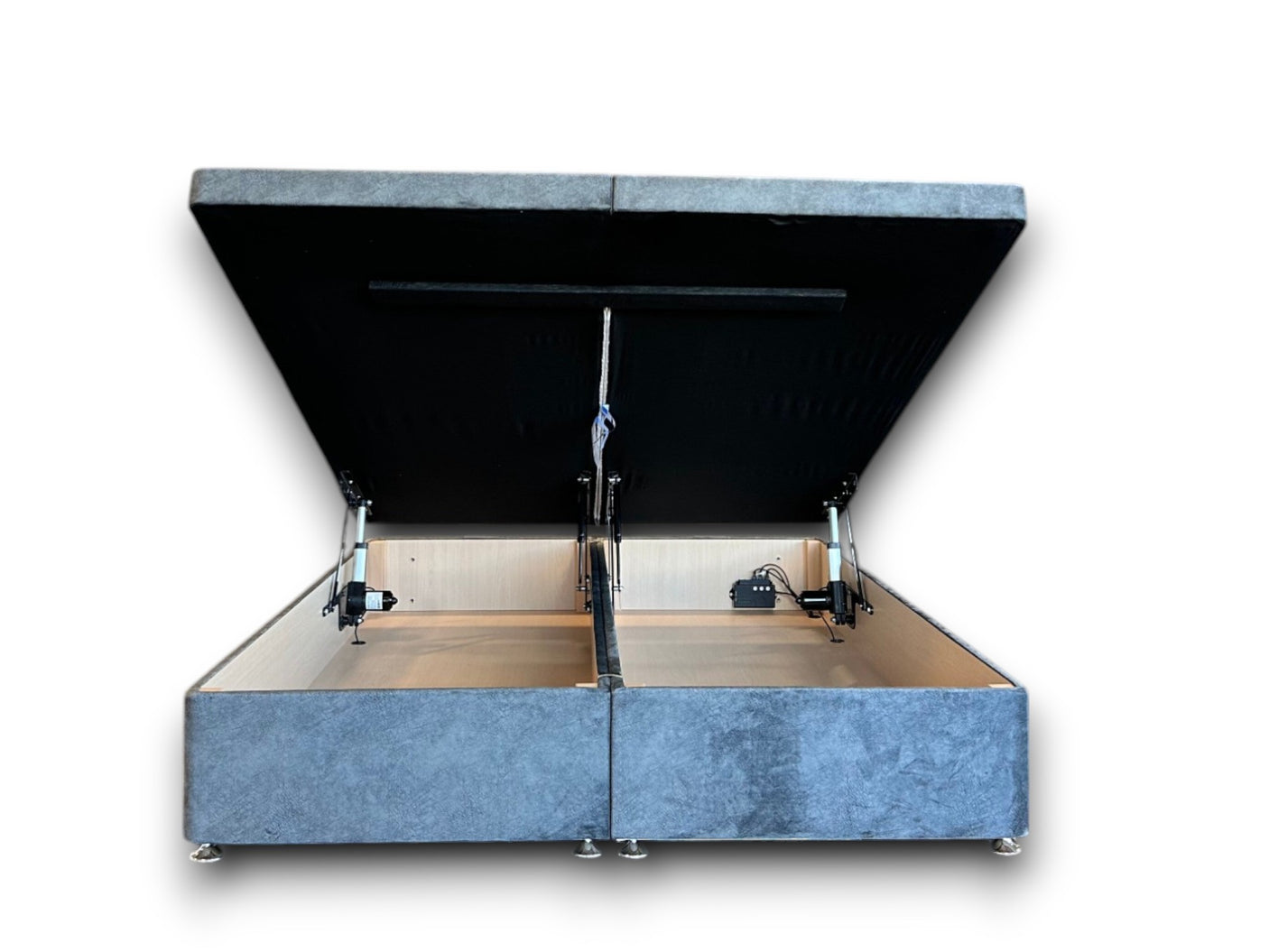 Embliss Electric End Lift Ottoman Base - Mottle Fox Grey