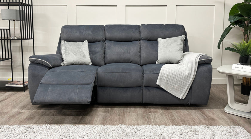 Naples 3 Seater Recliner Sofa with USB