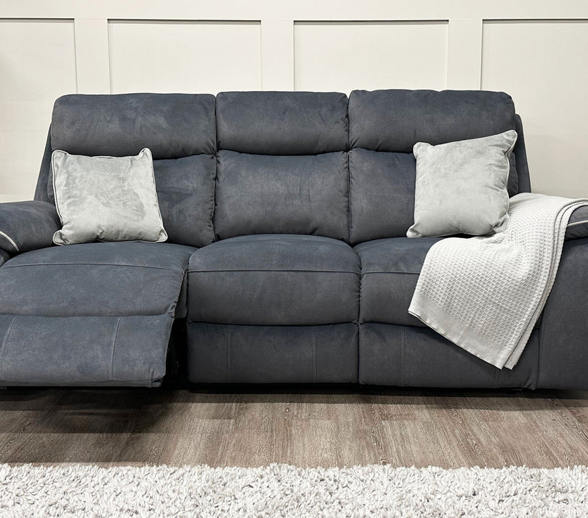 Naples 3 Seater Recliner Sofa with USB