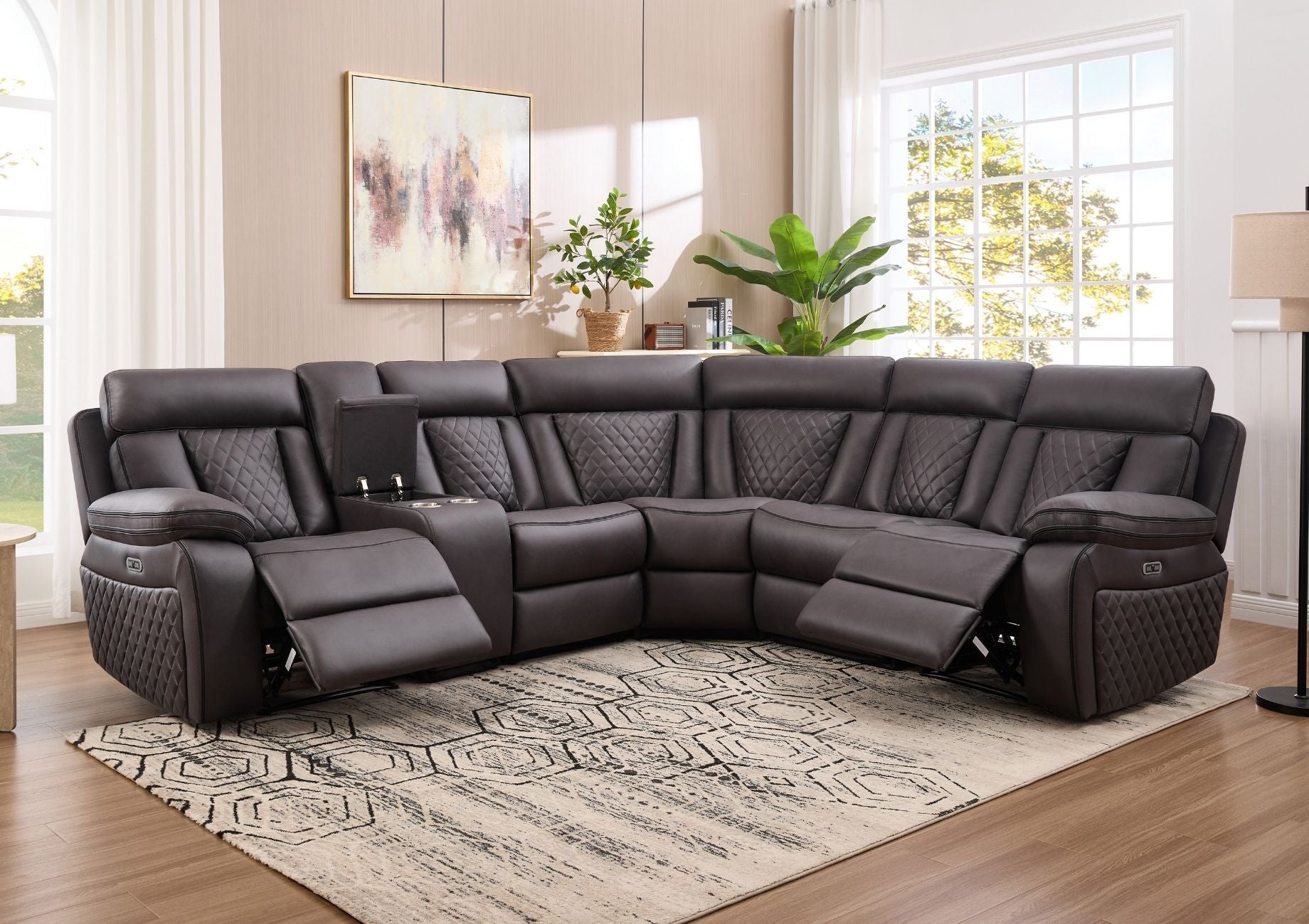 Jordan 2 Corner 2 Sofa with Console – NCF Living