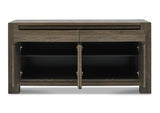 Landon Fumed Oak Sideboard_doors open