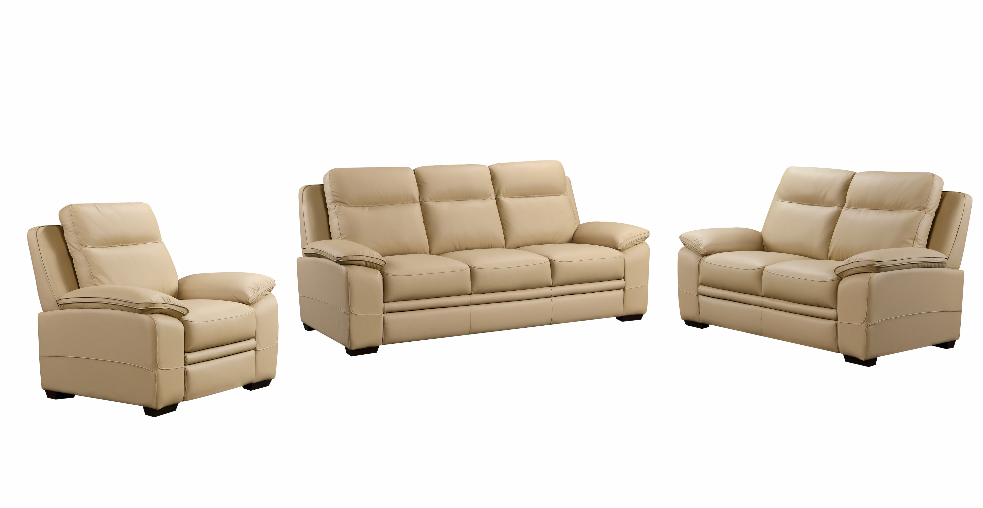 Mont Blanc Leather 2 Seater Sofa