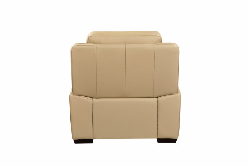 Back view of the Mont Blanc Leather Armchair