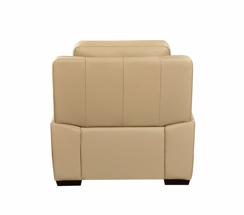 Back view of the Mont Blanc Leather Armchair