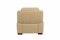 Back view of the Mont Blanc Leather Armchair